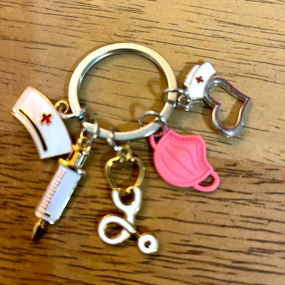 Nurse Charms Keyring - Picture 1 of 1